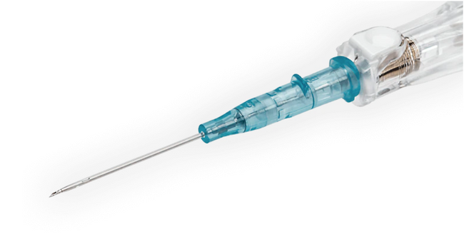 BD Insyte Autoguard BC Pro Shielded IV Catheter with Blood Control Technology 16G x 1.77" Grey
