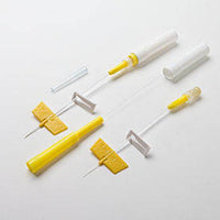 BD Saf-T-Intima Closed IV Catheter System 24G x 0.75" Yellow PRN Adapter
