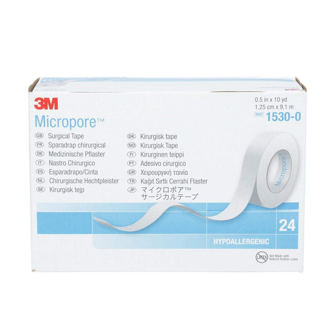 3M Micropore Paper Tape 0.5" x 10 yd.