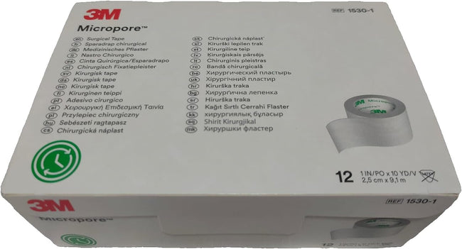 3M Micropore Paper Tape 1" x 10 yd.