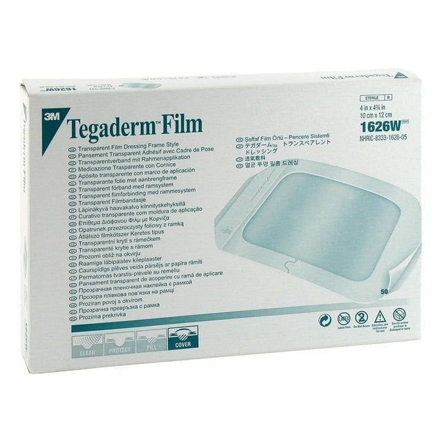 3M Tegaderm Transparent Dressing 4" x 4.72"