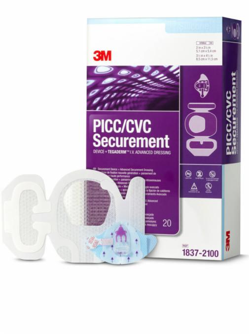 3M PICC/CVC Securement Device + Tegaderm I.V. Advanced Securement Dressing 3.3" x 4.5"