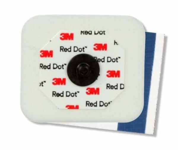 3M Red Dot Monitoring Electrode with Foam Tape and Sticky Gel