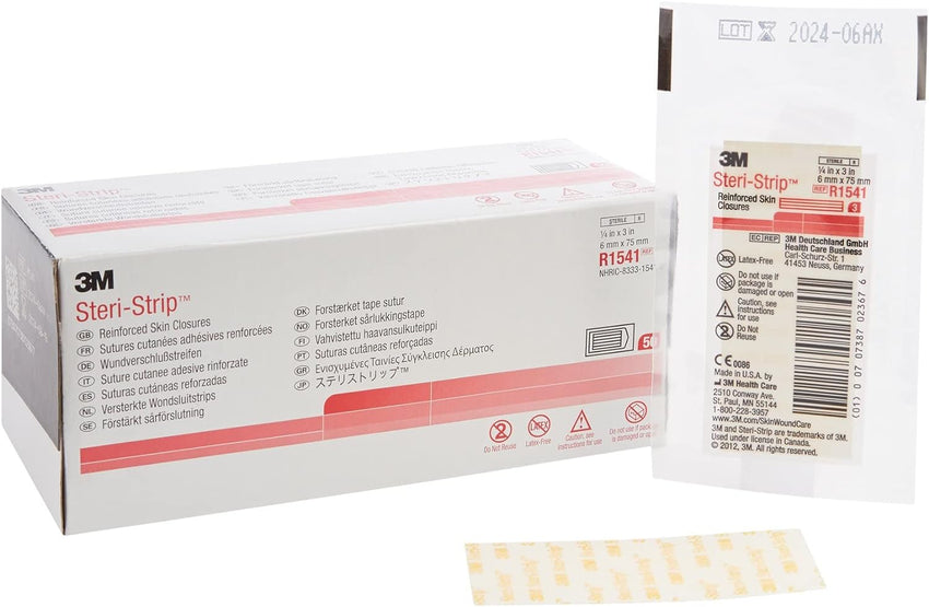 Steri-Strip Reinforced Adhesive Skin Closure 1/4 x 3