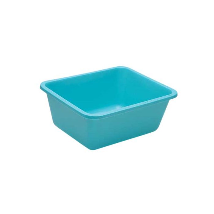 Autoclavable Plastic Rectangular Wash Basin, Blue, 7 qt. (6.6 L)
