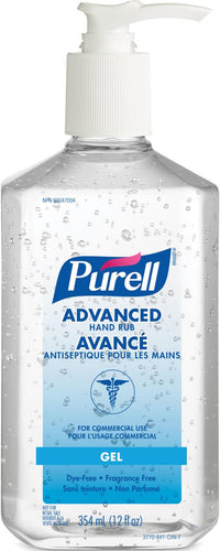 PURELL Advanced Moisturizing Gel Hand Sanitizer, 354 mL