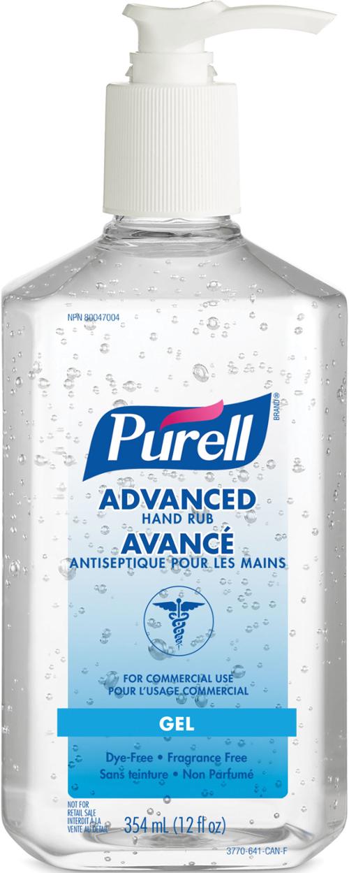 PURELL Advanced Moisturizing Gel Hand Sanitizer, 354 mL