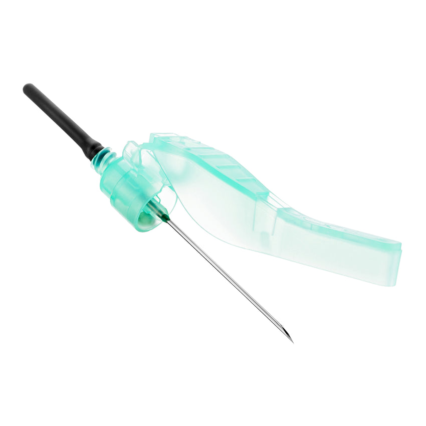SOL-CARE Safety Multi-Sample Blood Collection Needle 22G x 1.25" Black with Holder