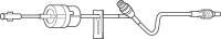 Baxter IV Extension Set with Control-A-Flow Regulator and Clearlink Luer-Activated Valve 19"