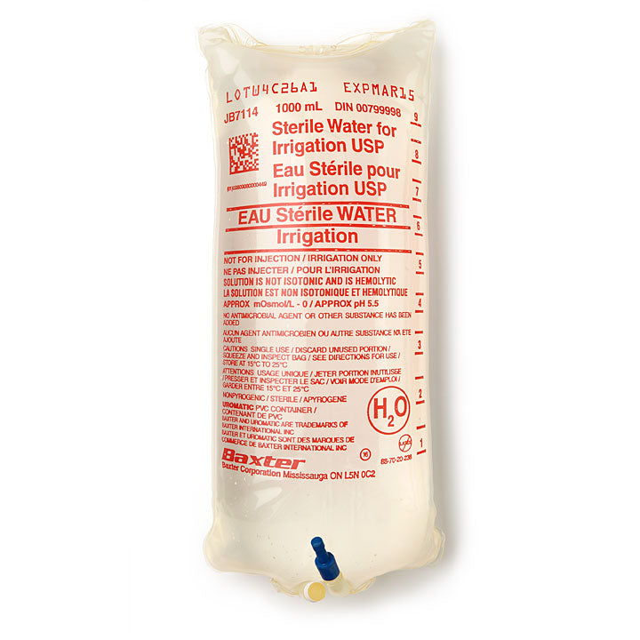Baxter Sterile Water for Urologic Irrigation 1000 mL Bag