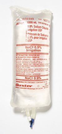 Baxter Sodium Chloride 0.9% Solution for Urologic Irrigation 1000 mL Bag