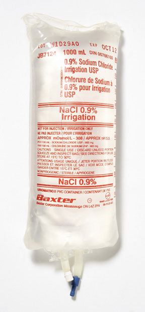 Baxter Sodium Chloride 0.9% Solution for Urologic Irrigation 1000 mL Bag