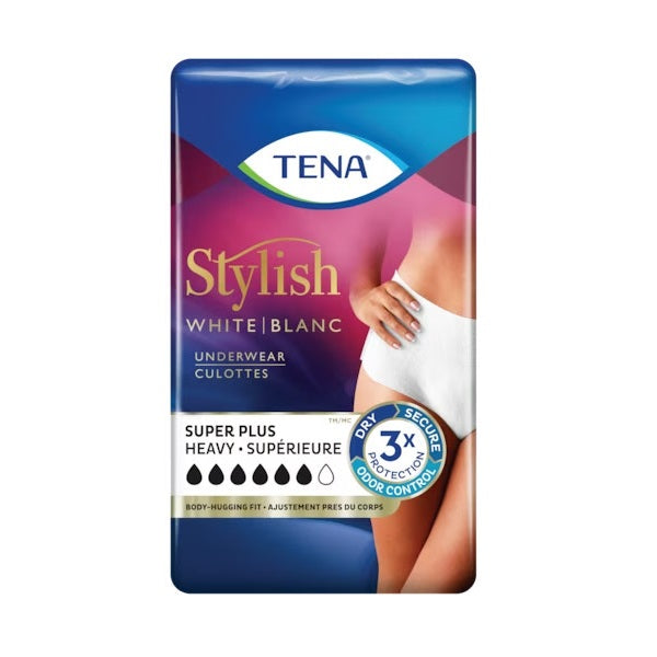 Essity TENA Stylish Super Plus Incontinence Underwear for Women, Heavy Absorbency