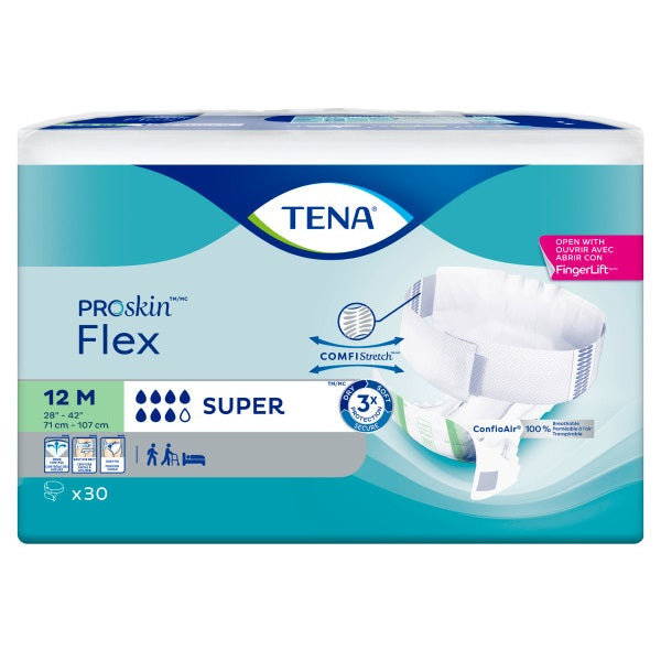 Essity TENA Flex Incontinence Brief, Super Absorbency