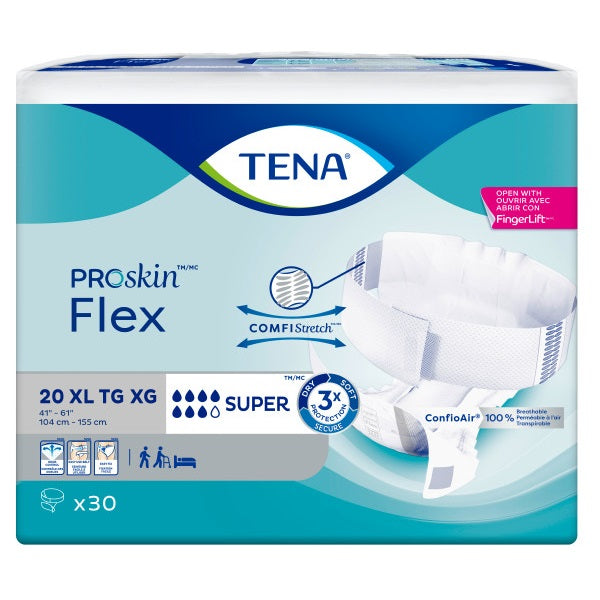 Essity TENA Flex Incontinence Brief, Super Absorbency