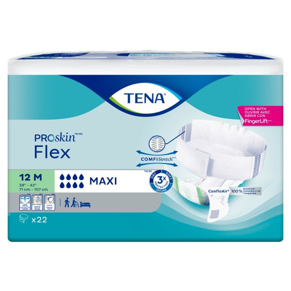 Essity TENA Flex Incontinence Brief, Maximum Absorbency