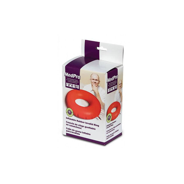 MedPro Rubber Invalid Ring, Inflatable