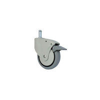 Locking Caster, For Euro Commode, OD 5"