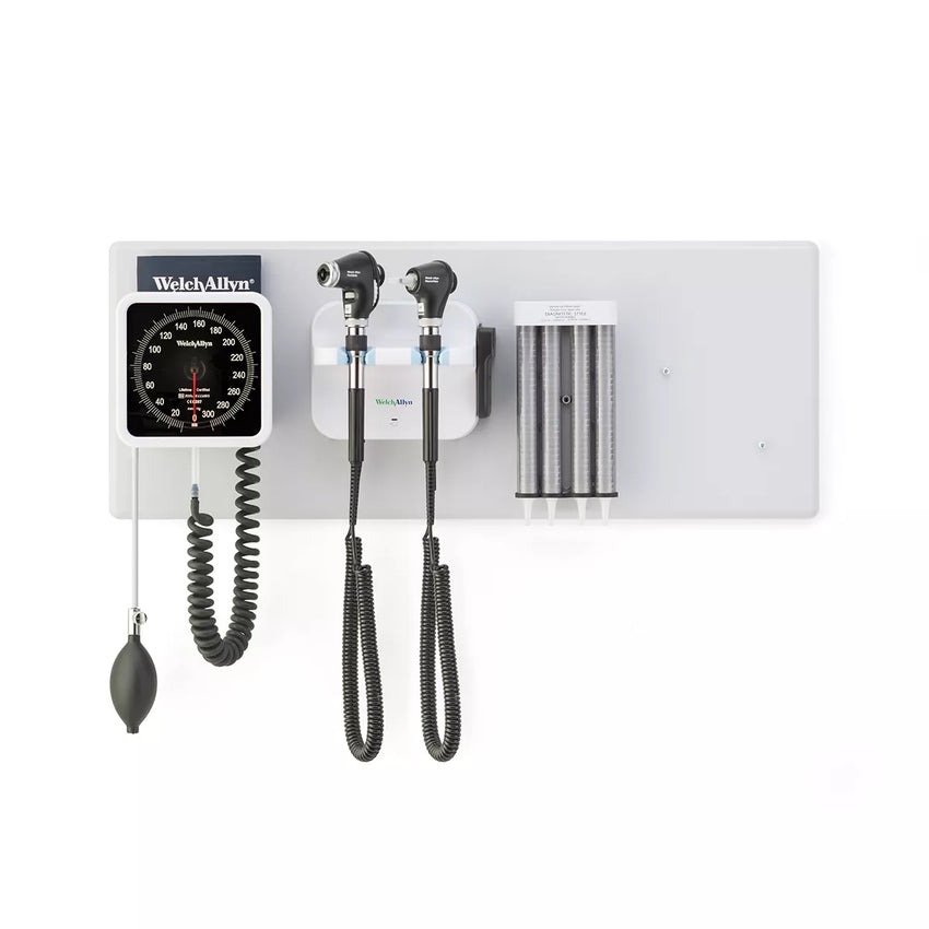 Welch Allyn Green Series™ 777 Integrated Wall System with PanOptic™ Plus LED Ophthalmoscope