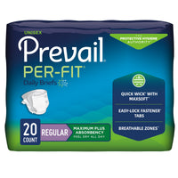 Prevail PER-Fit Adult Brief - R 40"-49" Lavender