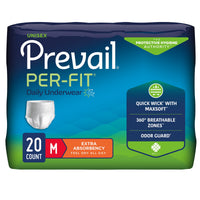 Prevail PER-Fit Extra-Absorbency Incontinence Underwear - M  34"-46"