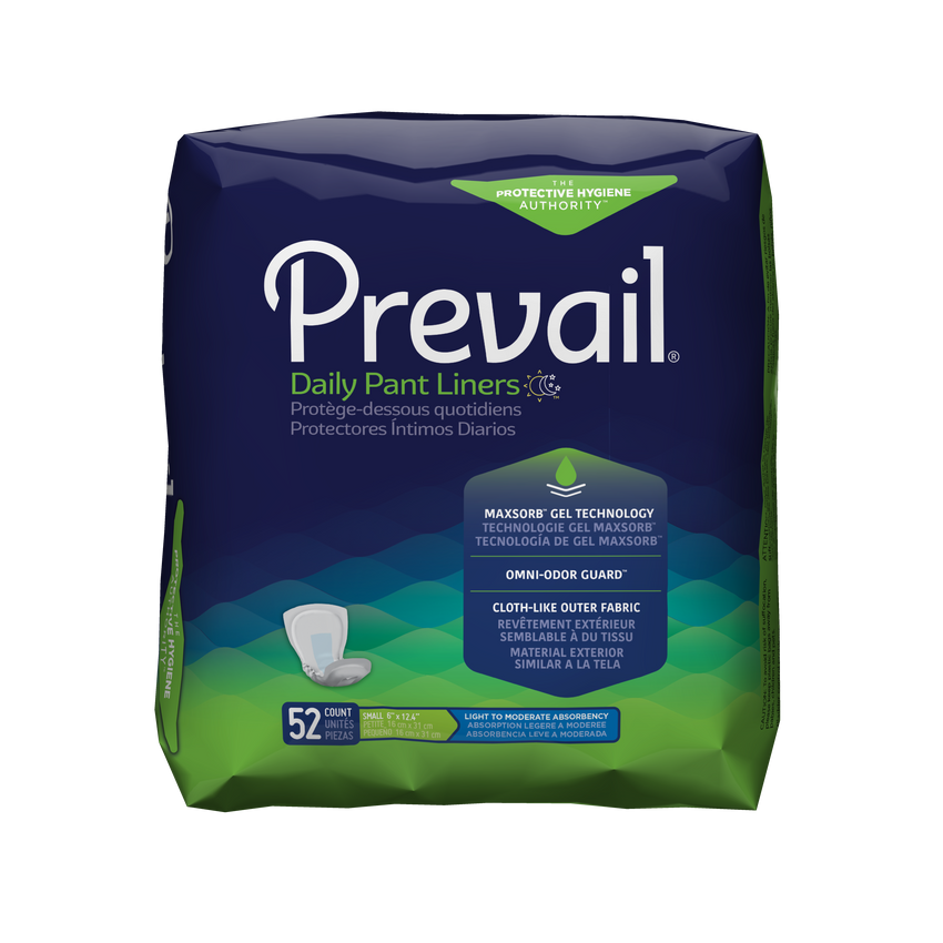 Prevail Pant Liners - 6" x 12.5" White