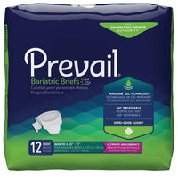Prevail Bariatric Briefs - Size A, 62"-73" Green Bariatric