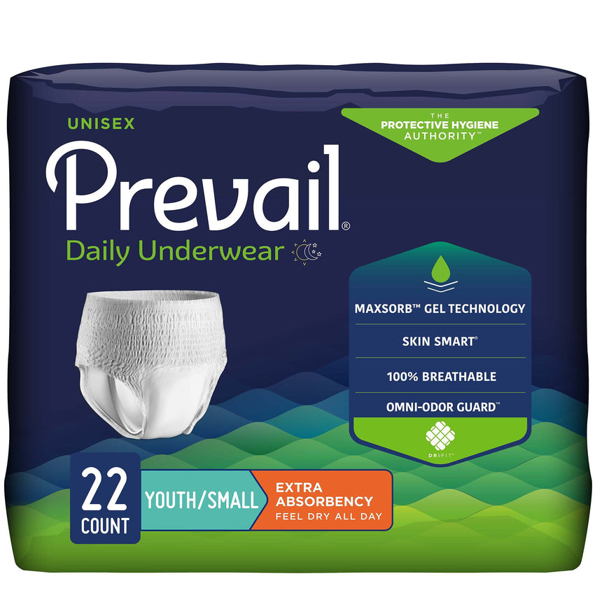 Prevail Extra-Absorbency Incontinence Underwear - S 20"-34"