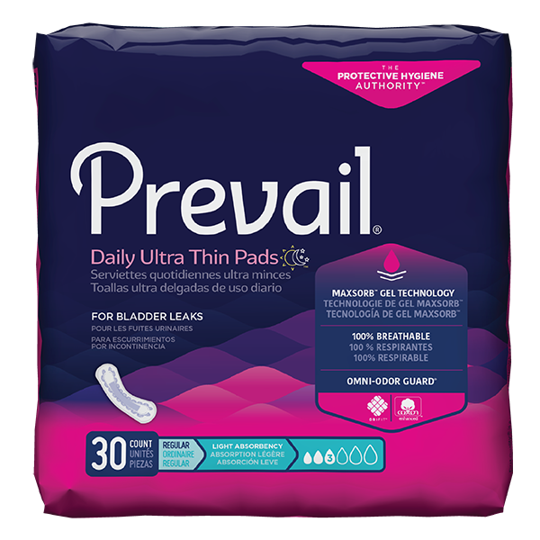 Prevail Bladder Control Pad - Regular 9.25"