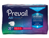 Prevail BREEZERS360 Briefs - Size 3, 2XL 58"-73" BEIGE