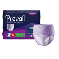Prevail Maximum-Absorbency Incontinence Underwear for Women - M 28"-40"