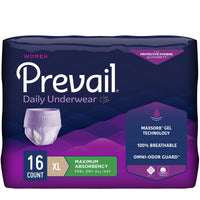 Prevail Maximum-Absorbency Incontinence Underwear for Women - XL 48"-64"