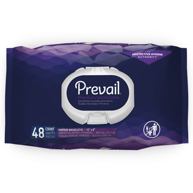 Prevail Pre-Moistened Washcloth