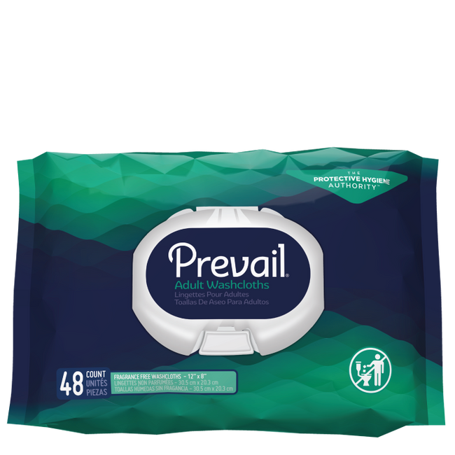 Prevail Pre-Moistened Washcloth