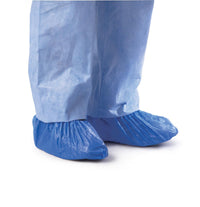 Medline Fluid-Resistant Polyethylene Shoe Cover One Size Fits Most