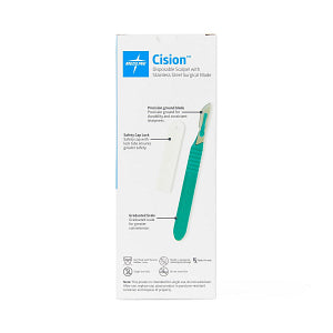 Medline Sterile Stainless-Steel Surgical Scalpel Size 21