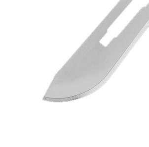 Medline Cision Single-Use Sterile Stainless Steel Blade 21