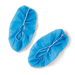 Medline Spunbonded Polypropylene Non-Skid Shoe Cover Blue Regular/Large