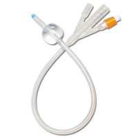 Medline SelectSilicone 3-Way 100% Silicone Foley Catheter 30cc 16 Fr