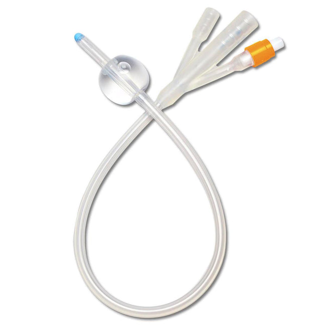 Medline SelectSilicone 3-Way 100% Silicone Foley Catheter 30cc 16 Fr