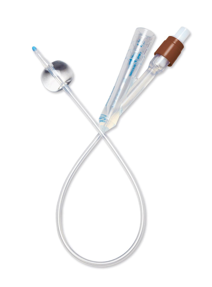 Medline Pediatric 100% Silicone Foley Catheter 8 Fr 3 mL size 5mL Max Inflation