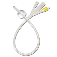 Medline SelectSilicone 3-Way 100% Silicone Foley Catheter 30cc 20 Fr