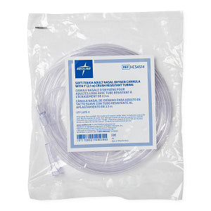 Medline Soft-Touch Oxygen Nasal Cannula with Connector Adult with Tubing 7'