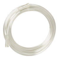 Medline Clear Crush-Resistant Oxygen Tubing with Standard Connector 25'
