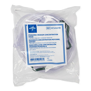 Medline Mask with Standard Connector with Tube Child Tubing 7'