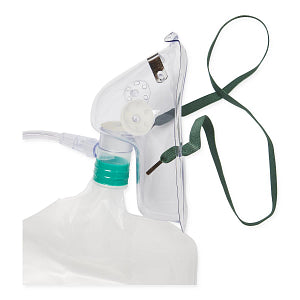 Medline Non-Rebreather High-Concentration Oxygen Mask Adult Tubing 7'