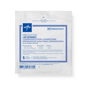 Medline Sterile X-Ray-Detectable Laparotomy Sponge 12" x 12"