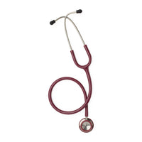 Medline Elite Dual-Head Stainless-Steel Stethoscope, 22" (56 cm); Burgundy EACH