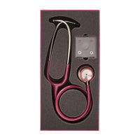 Medline Elite Dual-Head Stainless-Steel Stethoscope, 22" (56 cm); Burgundy EACH