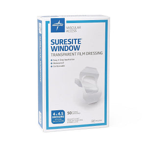 Medline Suresite Window Transparent Film Dressing 4" x 4.72"